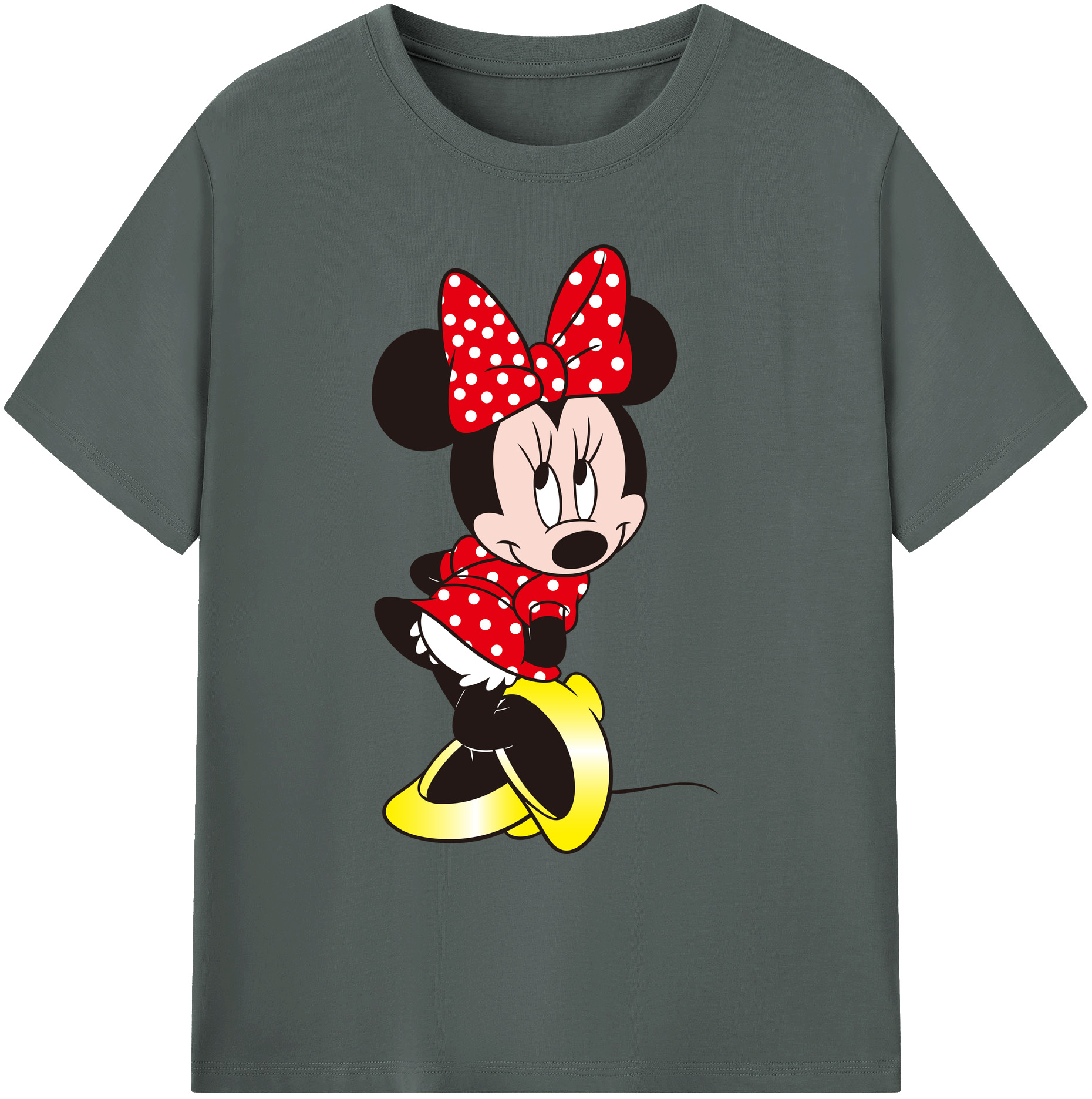 ミッキーマウス Mickey Mouse 綿100％ メンズ半袖Tシャツ｜肌触りやわらか＆通気性